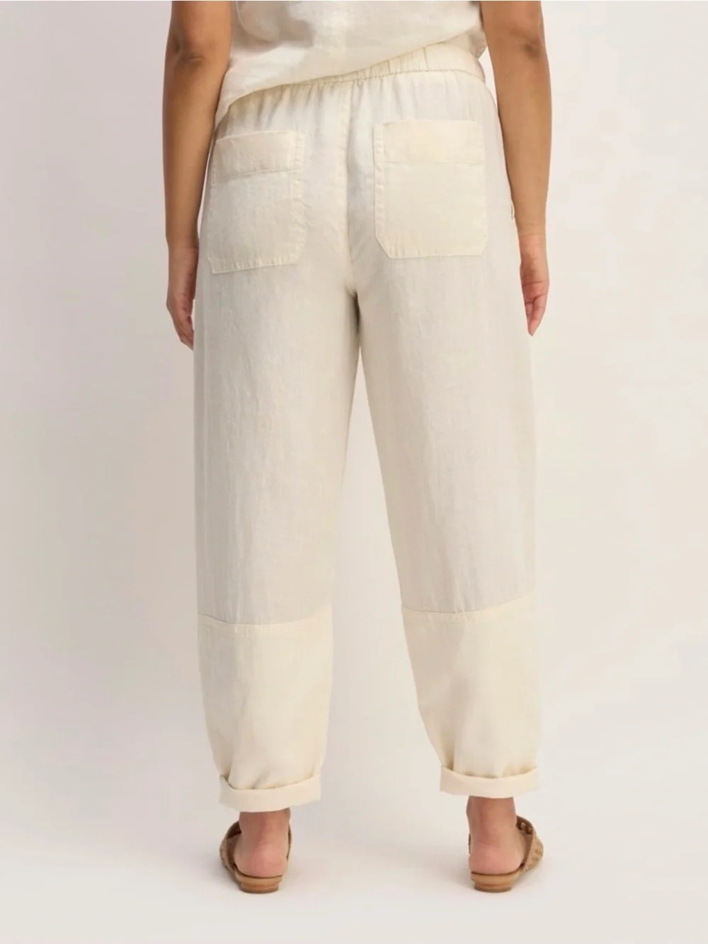 Everlane Linen Pull On Barrel Pant